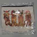 Funny Christmas Goose Makeup Bag, Goose Gifts Cosmetic Bags for Women, Trendy Striped Holiday Christmas Geese Makeup Zipper Pouch