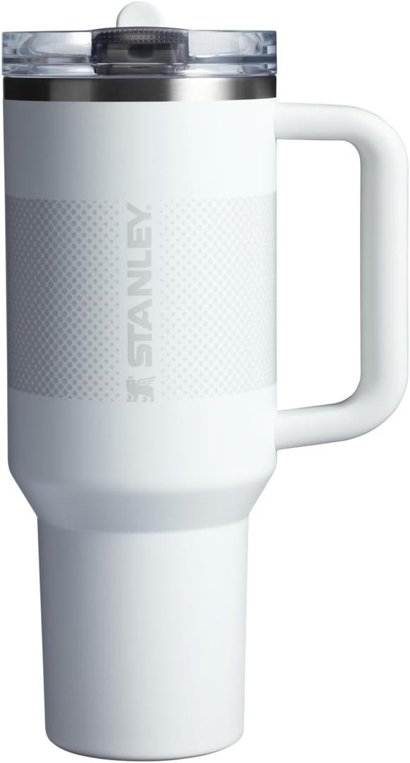 STANLEY Quencher ProTour Flip Straw Tumbler with Leakproof Lid 40 oz | Built-In Straw and Handle | Cup Holder Compatible for Travel | Insulated Stainless Steel Cup | BPA-Free | Frost Fade