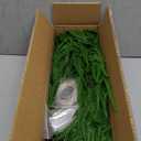 2Pcs 6 Ft Artificial Norfolk Pine Garland with 50 LED Lights,Winter Pine Christmas Garland with Lights,Real Touch Faux Greenery Garland for Mantle Fireplace,Table,Window,Outdoor Christmas Decorations