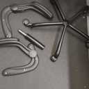 160° Reclining Office Desk Chairs with Back Support Footrest, PU Leather Wide Seat Managerial Executive Chairs, 400lbs Comfortable Ergonomic Black Recliner Office Chair with Wheels