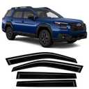 Rain Guards Fit for Subaru Outback 2026, Tape-On Extra Durable Side Window Visor Deflectors Compatible with Subaru Outback 2026 Window Rain Guard Black 4 PCS