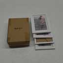 KINLINK 5x7 Picture Frame White Set of 4, Wooden Photo Frames Matted 4x6 with Plexiglass for 4x6 with Mat or 5x7 without Mat for Table and Wall Display