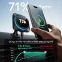 ESR for 15W MagSafe Car Mount Charger with CryoBoost, Phone Cooling MagSafe Car Charger, Air Vent/Dashboard Wireless Charging for iPhone 17e/17/16/15/14/13/12, S26/S25 Series, Pixel 10, Fast Charger