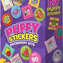 Sticker Maker 90 Refill Kit - Make Your Own 3D Stickers for Kids - DIY Arts and Crafts for Kids Ages 6-10 - Creative Craft Kits Gifts for Girls Boys Year Old Classroom Rewards