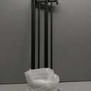 Alise Towel Rack for Bathroom Wall Mount,Double Towel Bars with Shelf,SUS304 Stainless Steel Towel Holder for Bathroom,Matte Black Towel Hanger for Bathroom,32 Inch