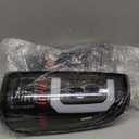 WonVon LED Tail Lights Compatible with 2008-2016 Ford F250 F350 F450 Super Duty, Clear Lens White C-Type Tube Rear Brake Lamps OE Replace FO2800208 FO2801208 Clearn Lens