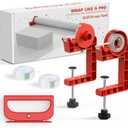 Tabletop Gift Wrapping Tool with Tape Dispenser & Cutter2 Pack Adjustable Wrapping Paper Table Clamps with 2 TapesPerfect for Valentine's Day, Easter, and Crafting