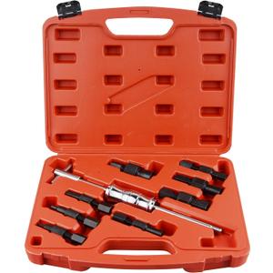 Blind Hole Collet Bearing Puller Set,9 pcs 8-32mm Inner Bearing Extractor Kit with Slide Hammer Insert Bearing Removal Tool