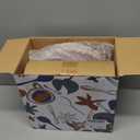 WDF 30Guest Pink Plates Disposable - Hign-end Baroque Design - Gold Plastic Silverware with Handle-Baroque Pink &Gold Plastic Dinnerware for Baby Shower Wedding Spring Easter (large and small)