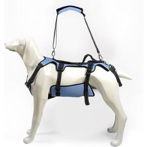 Coodeo Dog Lift Harness, Support & Recovery Sling, Pet Rehabilitation Lifts Vest Adjustable Breathable Straps for Old, Disabled, Joint Injuries, Arthritis, Paralysis Dogs Walk (Large) (Blue)