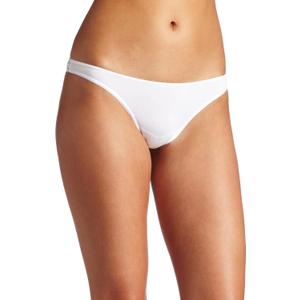Cosabella Women's Talco Lowrider Thong (White, L)