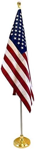 FlagsImp 8 Foot Aluminum Silver Pole with (Ball)