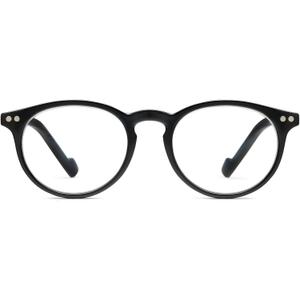 Peepers by PeeperSpecs Brain Trust Round Reading Glasses (Black)