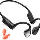 Bone Conduction Headphones - 2025 Upgraded Bluetooth 6.0 Open Ear Headphones with HD Mic, 12hrs Playtime, IPX6 Waterproof Wireless Bone Headphones for Running,Workout,Sport,Gym,Driving,Hiking (BLACK)