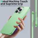 GRECAZO Magnetic Ultra Thin Bumper Case for iPhone 15 Pro Max, Light Green