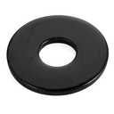 50 PCS 5/16" Stainless Flat Washers, 19/20" Outer Diameter, 18-8 (304) Stainless Steel Metal Washers for Screws and Bolts, Black Finish