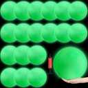 Hiboom Glow in The Dark Kickballs Dodgeballs Light up Playground Bouncy Balls with Pump for Adults Playground Backyard Outdoor Glow in The Dark Activities (8.5 Inch)