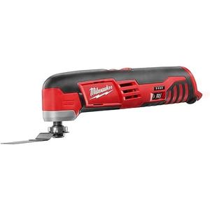 Milwaukee 2426-20 M12 12 Volt Redlithium Ion 20,000 OPM Variable Speed Cordless Multi Tool with Multi-Use Blade, Sanding Pad, and Multi-Grit Papers (Battery Not Included, Power Only)