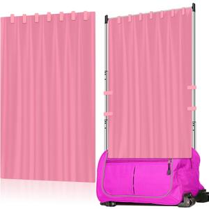 Privacy Curtain for Dance Bag Suitcase Portable Changing Room Privacy Partition Screens Dance Bag Shield Cover for Dancer Backstage Accessories Camping Window Shades Dressing Room (Pink)