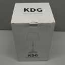 KDG Cordless LED Table Lamp Set of 2, Portables Fabric Shade Desk Lamps, 4000mAh Rechargeable Battery Powered Lighting, Dimmable Light for Dining Room, Bedroom, Bedside, Night Light, Balcony (Bronze)