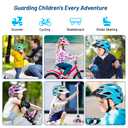 Kids Helmet, SIFVO Kids Bike Helmet Boys and Girls Bike Helmet with Cool Visor Helmet for Kids 5-14, Kids Bike Helmets Youth Bike Helmet Adjustable & Lightweight 50-57cm