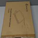 StrongTek Adjustable Wooden Foot Rest for Under Desk, Ergonomic Office Footstool with 3 Height Levels, Improves Posture & Leg Circulation, Comfortable Foot Support for Work & Home