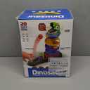 Dinosaur Ball Drop Toy for 3 4 5 6 7 8 Years Old Kids, Dino Spin Twister Toddlers Toy, Shoot Balls Toddler Montessori Toys Gifts for 3-6 Year Old Boys Girls, 2 Players PK Mode