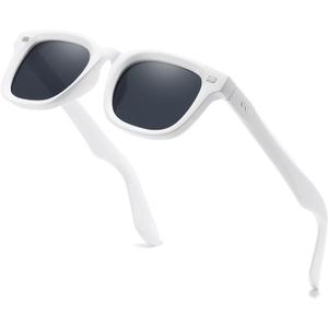 IGnaef Classic Square Sunglasses for Women Men Retro 90s Shades Sun Glasses UV400 Protection IF3755