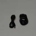 TECKNET Wireless Mouse Rechargeable, 2.4G USB-A Silent Mouse, Quiet Click, 6 Adjustable 4800 DPI, Cordless Computer Mice, Ergonomic Mice for Laptop, 6 Buttons for Chromebook, Ergo Grip - Black