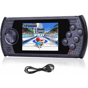 16 Bit Handheld Game for Kids Built-in 230 HD Classic Retro Video Games USB Rechargeable 3.0 Inch Childrens Travel Electronics Toys Portable Gaming Player System Gift for Boys Girls Ages 4-8-12