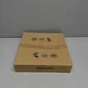 PATIKIL Drum Lamp Shades for Table Lamps 12"x12"x8" Linen Lampshade Easy Assembly Lamp Shade with E27 to E26/ E14 Adapters for Floor Lamps Bedside Lamps Pendant Lights, Gray (1.65" Spider)