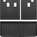 Custom for 2016-2025 Honda Pilot Cargo Mats Trunk Liner and 3rd Rear Seat Backrest Mats All Weather TPE Protection Mat Accessories (for 2016-2025 Honda Pilot)