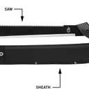 Gerber Gear Gator Machete 25" / 18" with Saw and Plain Edge Blade for Camping, Hunting, Gardening and Bushcraft, Includes a Gator Grip and Protective Sheath, Stainless Steel Blade