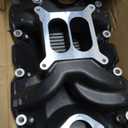 7576 Air Gap Intake Manifold Dual Plane Cast Aluminum Compatible with Chrysler Dodge Plymouth Jeep Mopar LA Magnum Small Block V8 318 5.2L 340 360 5.9L 1967-2003 55026 85026 DM-3812