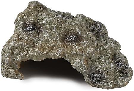IBWell Resin Leopard Gecko Hide, True to Nature Reptile Rock for Bearded Dragon Hideout Snake Hides for Ball Pythons, Tortoise House Terrarium DÉCor - Small