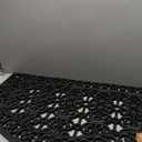A1 Home Collections 12-LB Heavy Duty Rubber Doormat 24"39" - Won't Blow Away | Outside Front Door Mat, Mud Dirt Scraper, Non-Slip Drainage Mat for Entryway Patio Garage, All-Weather, 100% Rubber Mats