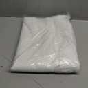 Hiasan Round Linen Tablecloth 108 Inch - Wrinkle and Stain Resistant Washable Polyester Fabric Table Cloth for Dining Room Kitchen Party, White