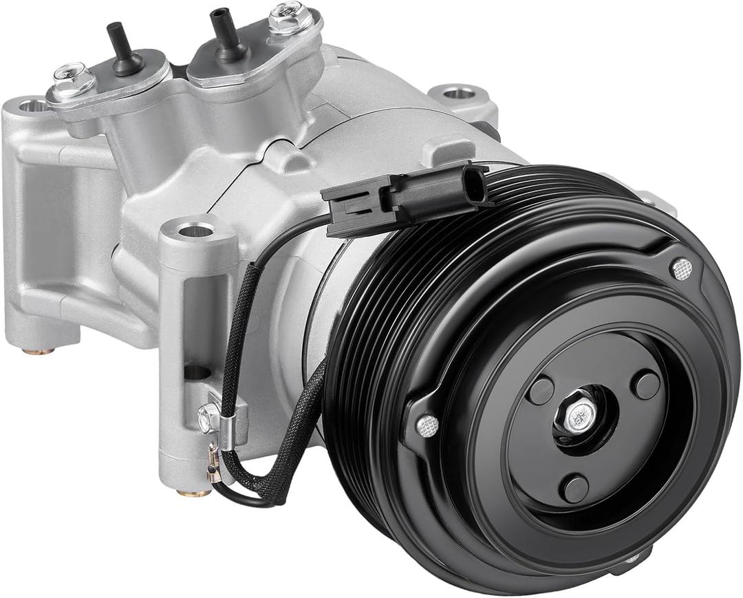 197384 Air Conditioner AC Compressor with Clutch Compatible with Mazda 3 2014-2018, CX-5 2013-2020, 3 Sport 2014-2018, 2.0L 2.5L GAS, Replaces 198384, KD4561450, KD4561450A