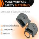 Dual Track Horn Assembly With Bracket Waterproof Compatible with Ford F250 F350 F450 F550 2008-2010 E150 E250 E350 E450 2005-2014 12V 410Hz Replace OE 8C2Z-13832-C 8C2Z13832C