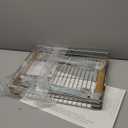 HOLDN STORAGE Pull Out Cabinet Organizer - Heavy Duty Steel with Smooth Slide-Out Drawers, Chrome Finish - 14" W x 17" D Basket, Fits 15.25" Cabinet Opening