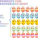 3 Inch Jumbo Plastic Easter Eggs 30 Pack - Premium Colorful Fillable Empty Easter Eggs Bulks for Easter Basket Fillers Egg Hunt, Classroom Prize Supplies, Filling Treats and Party Favor