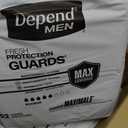 Depend Guards Incontinence Pads for Men, Maximum Absorbency, 104 Count