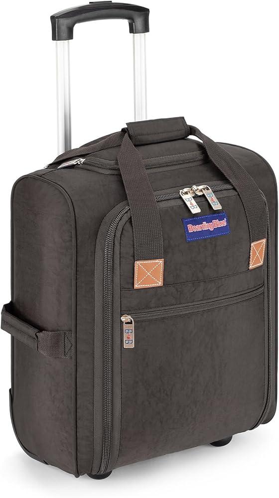 17x13x8 Inches JetBlue Airlines Rolling Personal Item Underseat Travel Bag - Suitable for Major Airlines including Spirit, Jetblue, Frontier, and American - Duffel Bag Design 