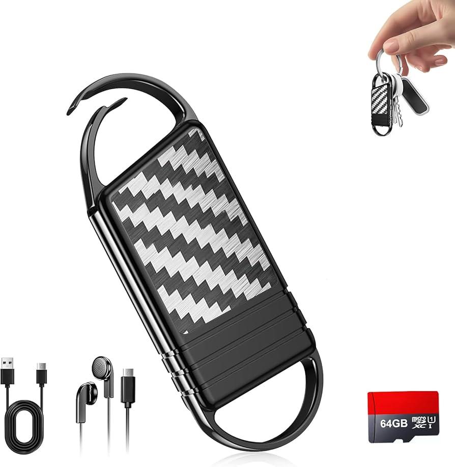 64GB Voice Activated Recorder for Lectures Meetings - (4800Hrs) Digital Voice Recorder with AI Noise Reduction, Dictaphone Recording Device for Interviews & Work & Class - Tallkcoder