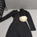 OLCHEE Womens Workout Jumpsuits Seamless Yoga Gym Bodycon Rompers Sexy Racerback Tummy Control Padded Bra Unitard (Small, Black)