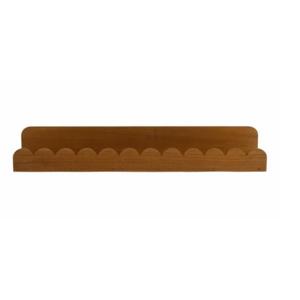 New View Long Natural Scallop Edge Shelf