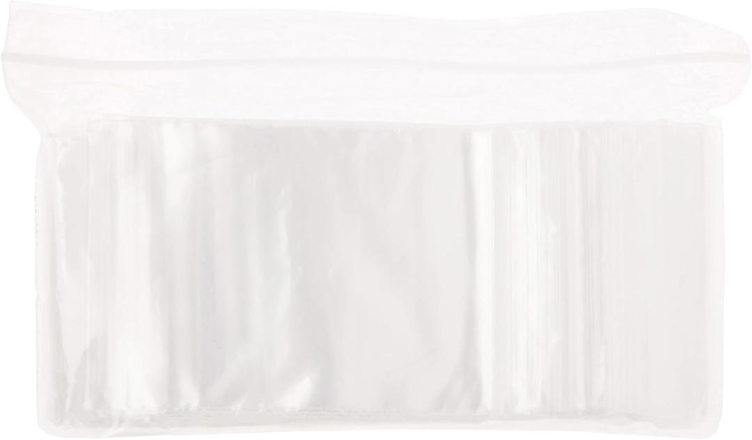 Plymor 2.5" x 3.5" (Pack of 100), 2 Mil Zipper Reclosable Plastic Bags 