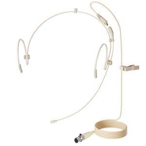 J K Professional Headset/Headworn Microphone MIC-J 071S Compatible with Shure Wireless System - TA4F Microdot Detachable Cable