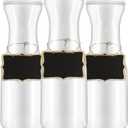 3 Pack 34 Ounces Glass Pitchers Wine Carafe Decanter with Acrylic Lid Narrow Neck Glass Carafes Easy Pour Bottles for Water Juicing Iced Tea Beverage Wine Mimosa Bar Supplies