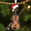3 x Violin Ornaments - Violin Christmas Ornament - Music Ornaments for Christmas Tree - Music Gifts for Lovers, Players, Teachers, Girls, Women - Acrylic Ornament 2025
